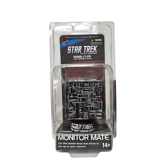 Star Trek, The Next Generation, Borg Cube Mini Bobble Head, New in package - Picture 1 of 3